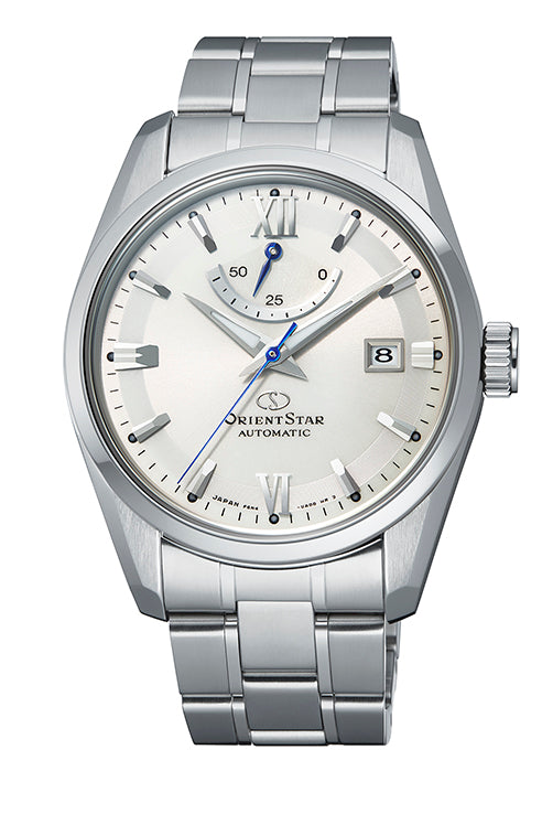Orient Star Contemporary Date Steel Bracelet Silver Dial