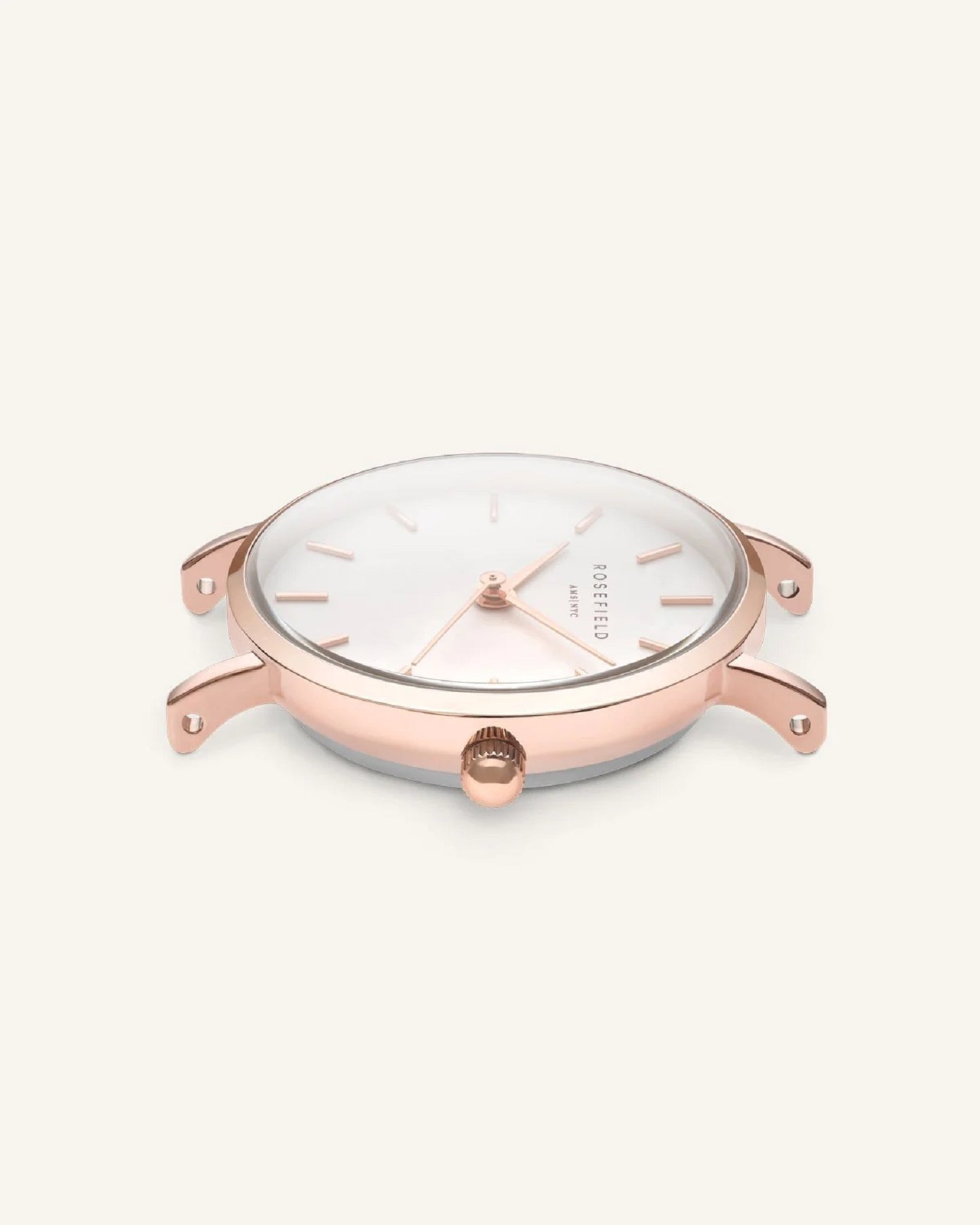 Rosefield Small Edit Duotone Rose Gold and Steel Watch