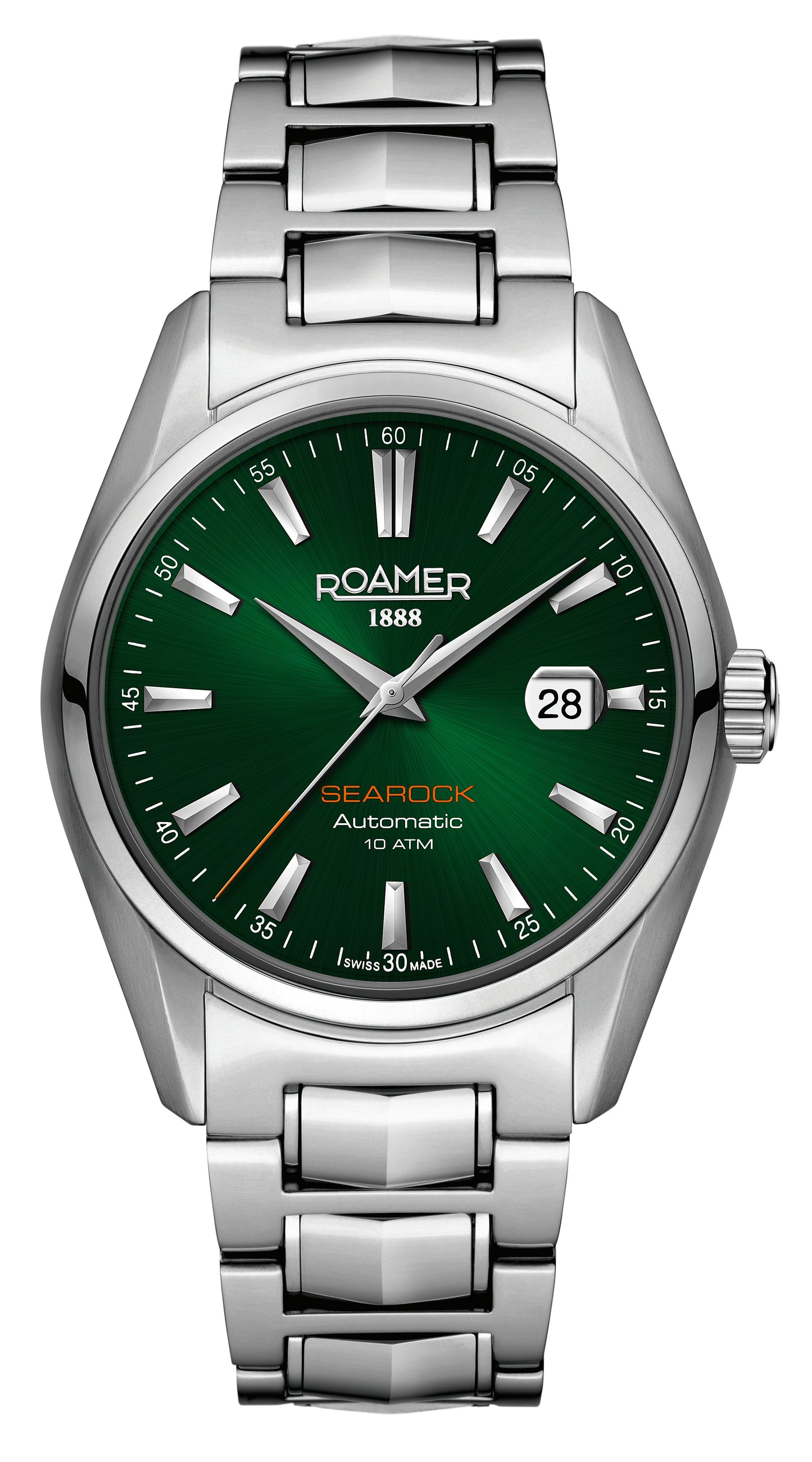 Roamer Searock Automatic I Stainless Steel Bracelet Green Dial