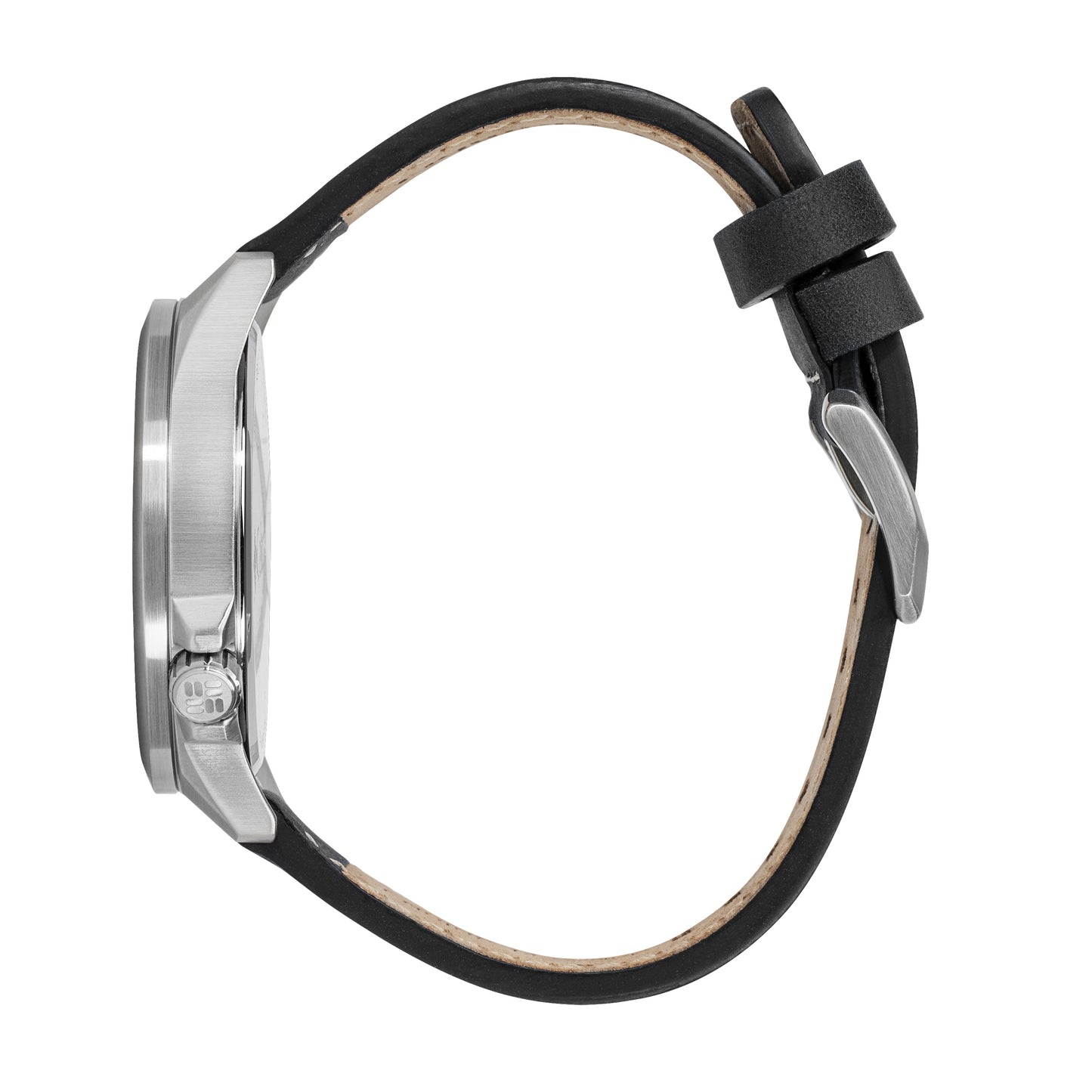 Columbia Crestview Black Dial Black Leather