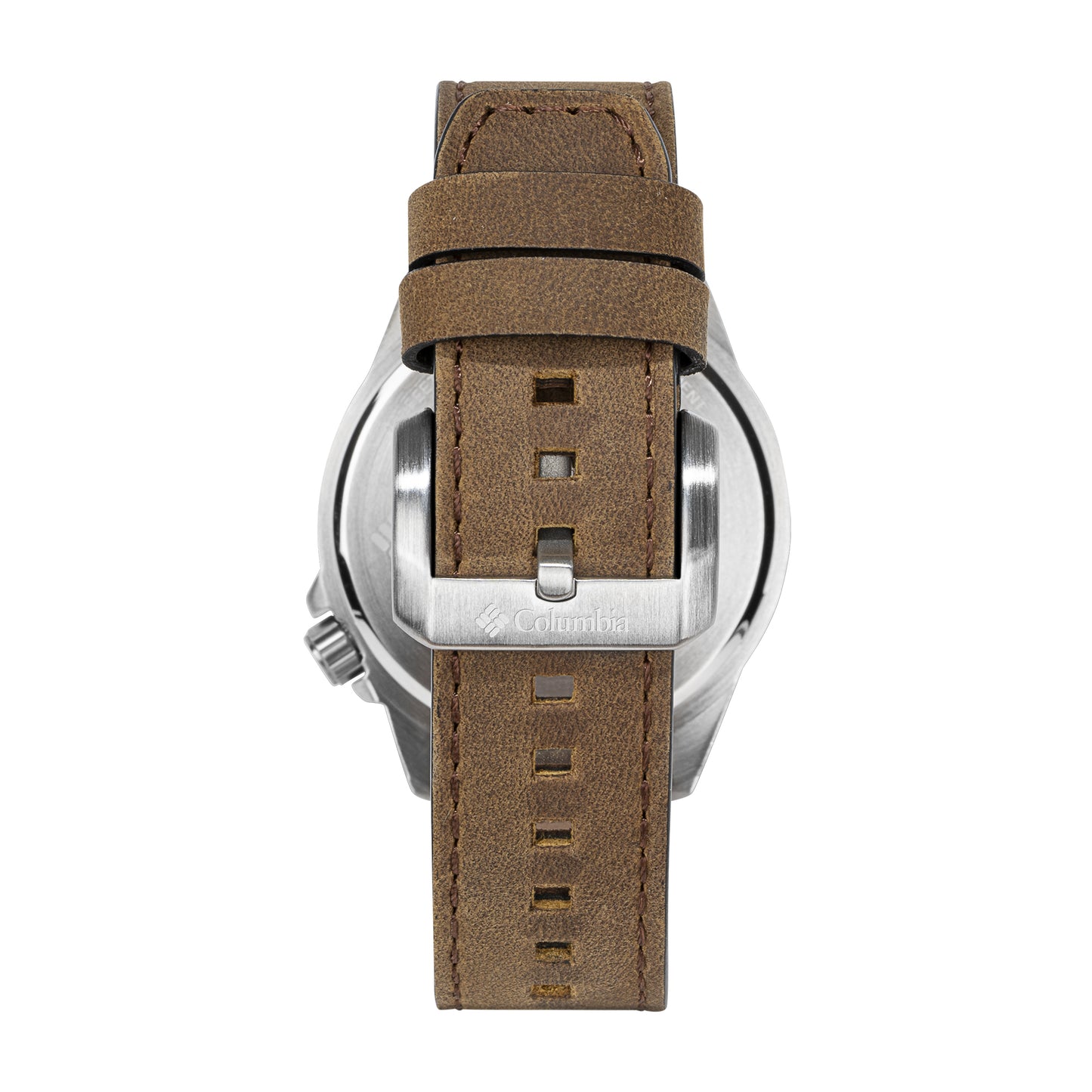 Columbia Crestview Navy Dial Saddle Leather