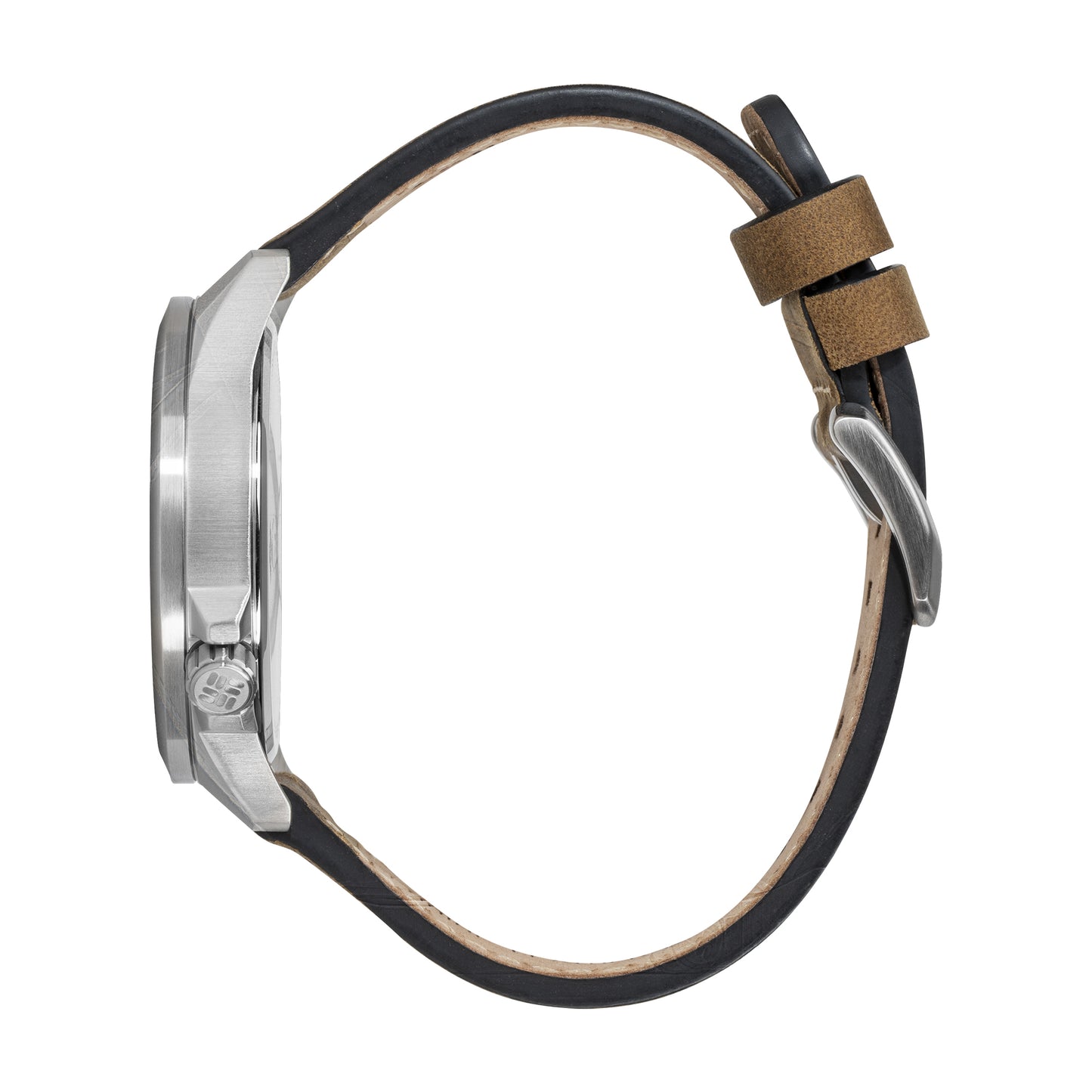 Columbia Crestview Navy Dial Saddle Leather