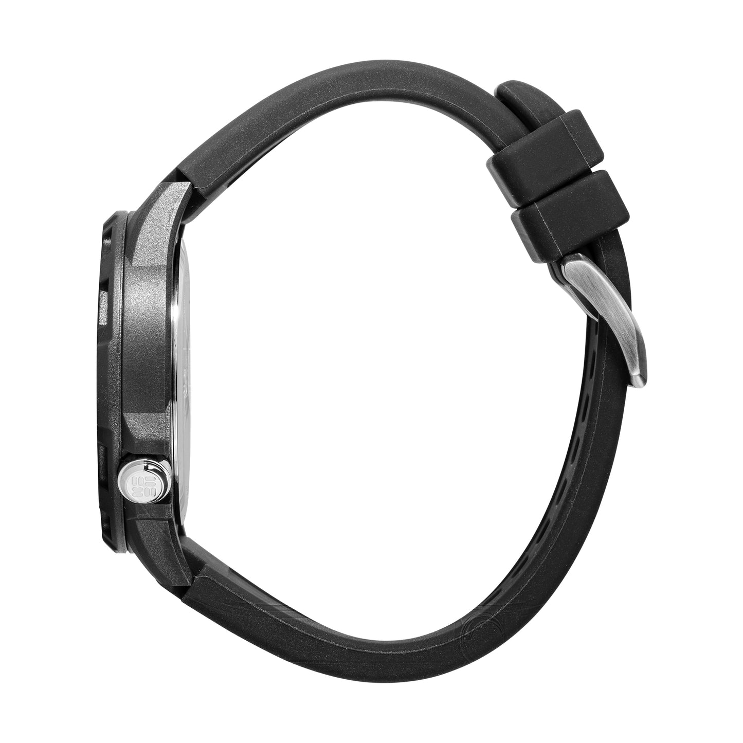 Columbia Trailhead Black Dial Black Silicone Strap