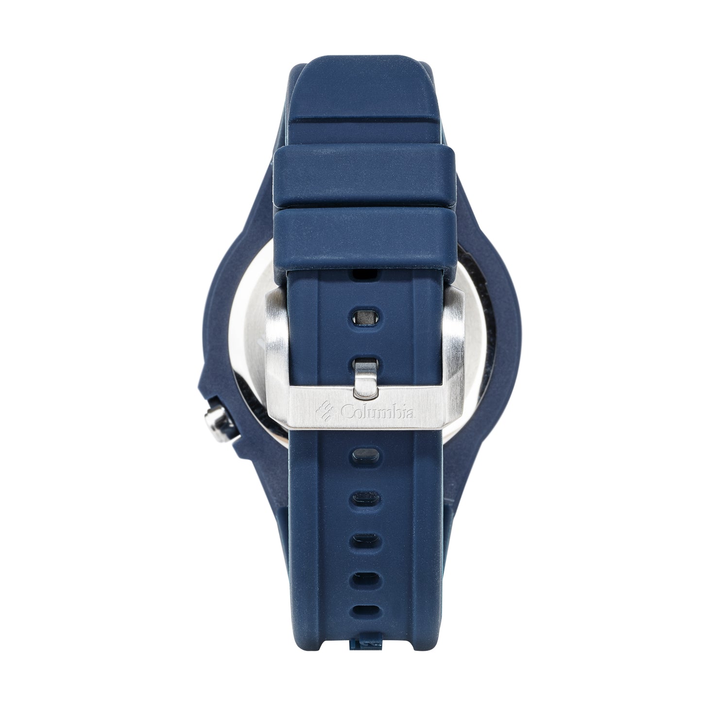 Columbia Trailhead White Dial Blue Silicone Strap