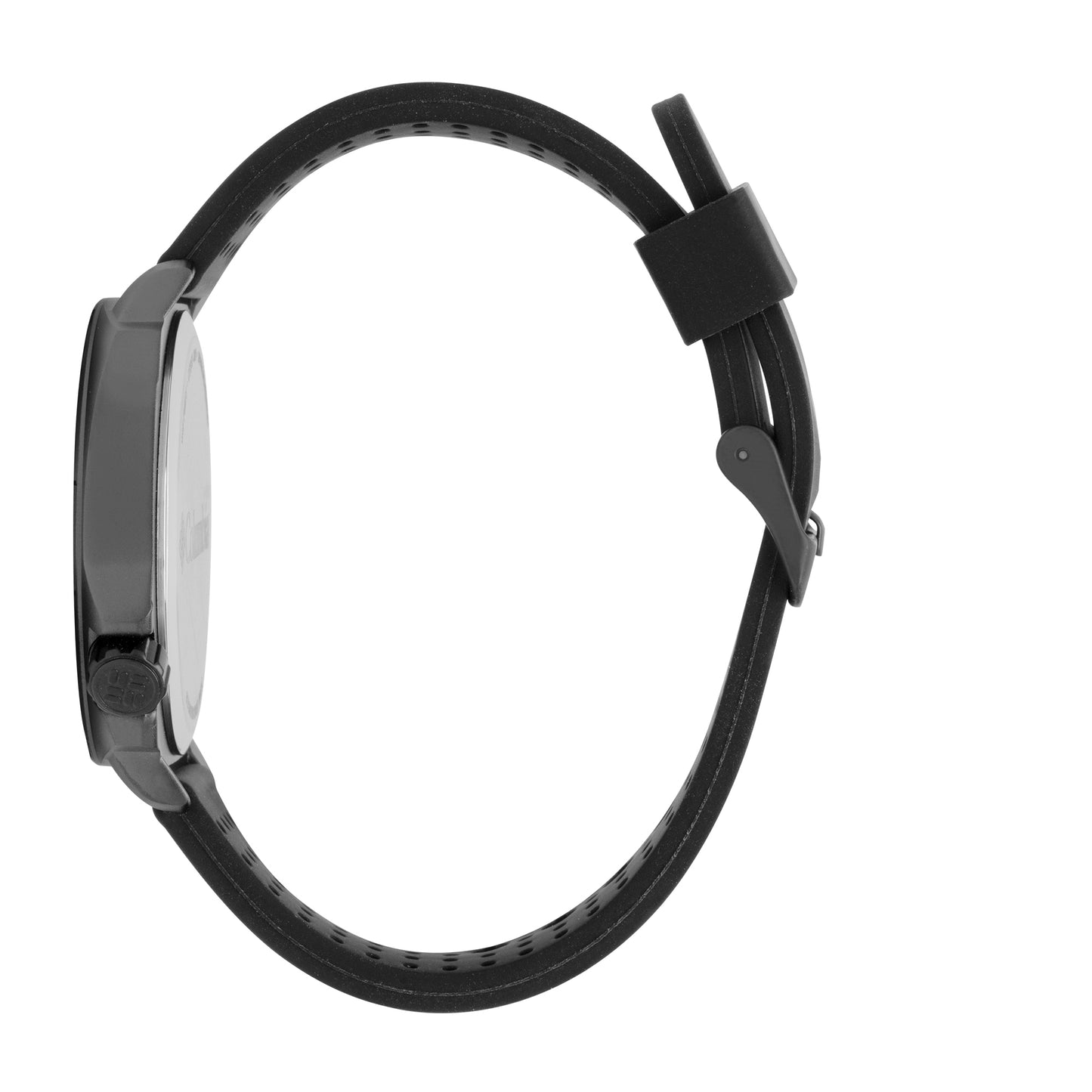 Columbia Delta Ridge Black Silicone Strap Black Dial