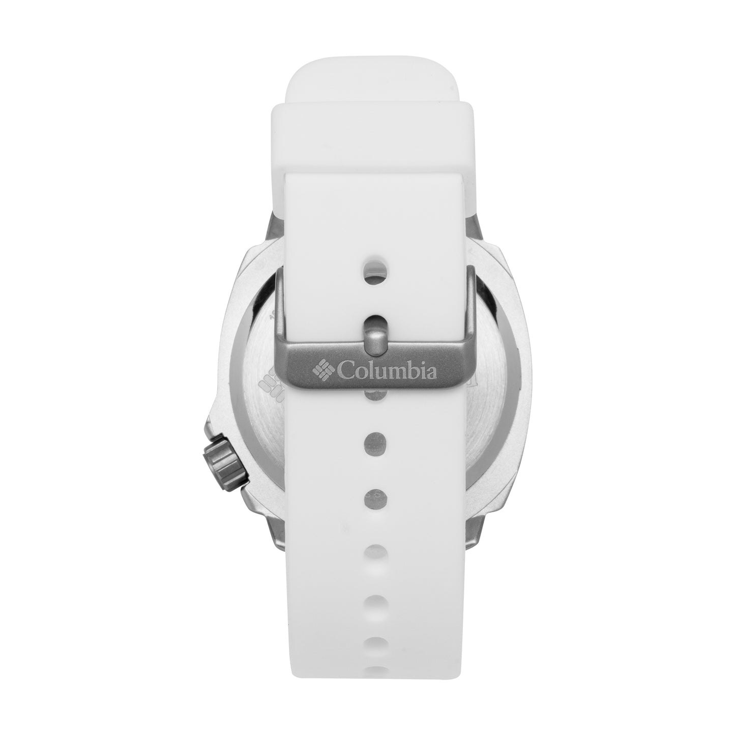 Columbia Delta Ridge White Silicone Strap White Dial