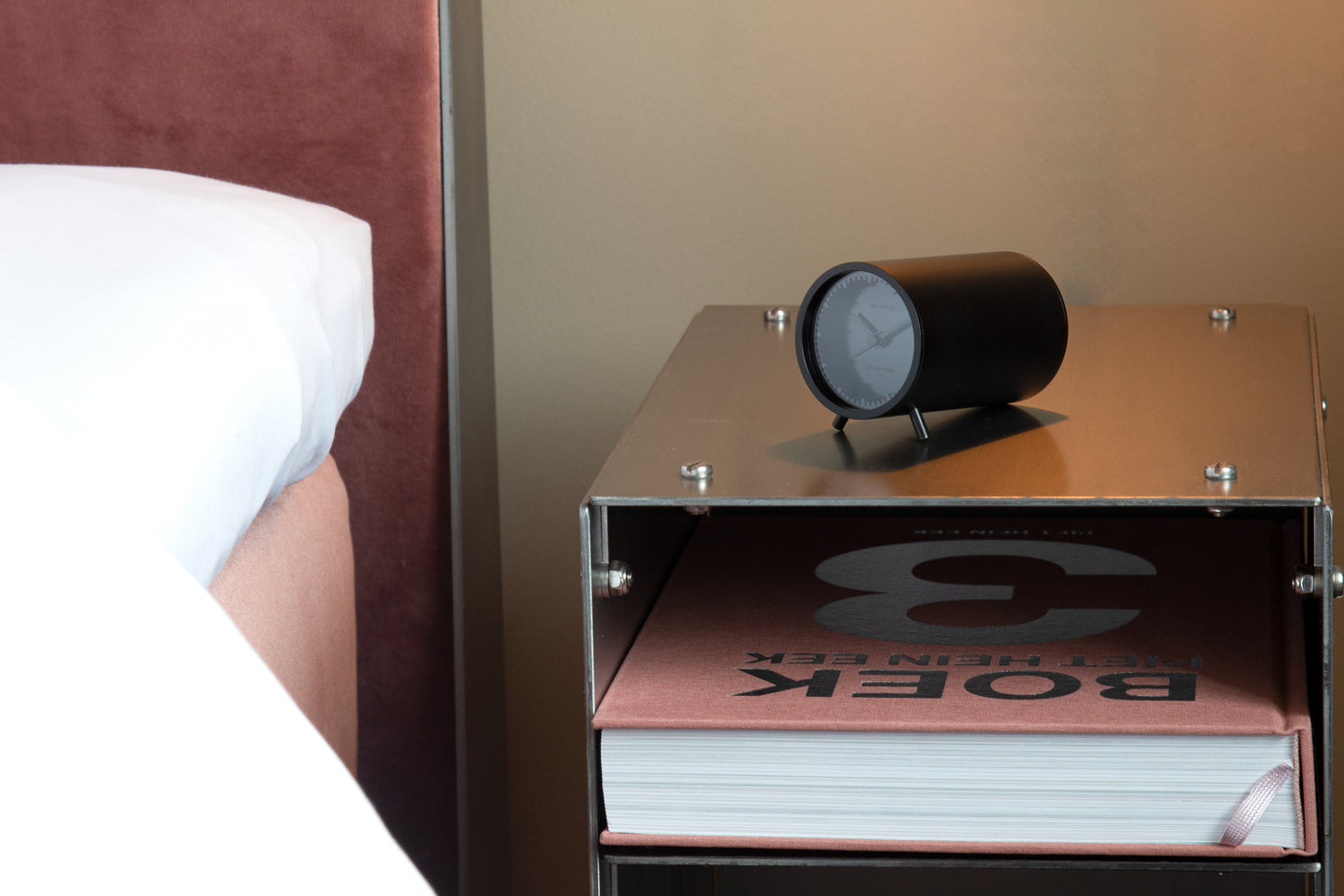 LEFF Amsterdam Tube Alarm Clock Black