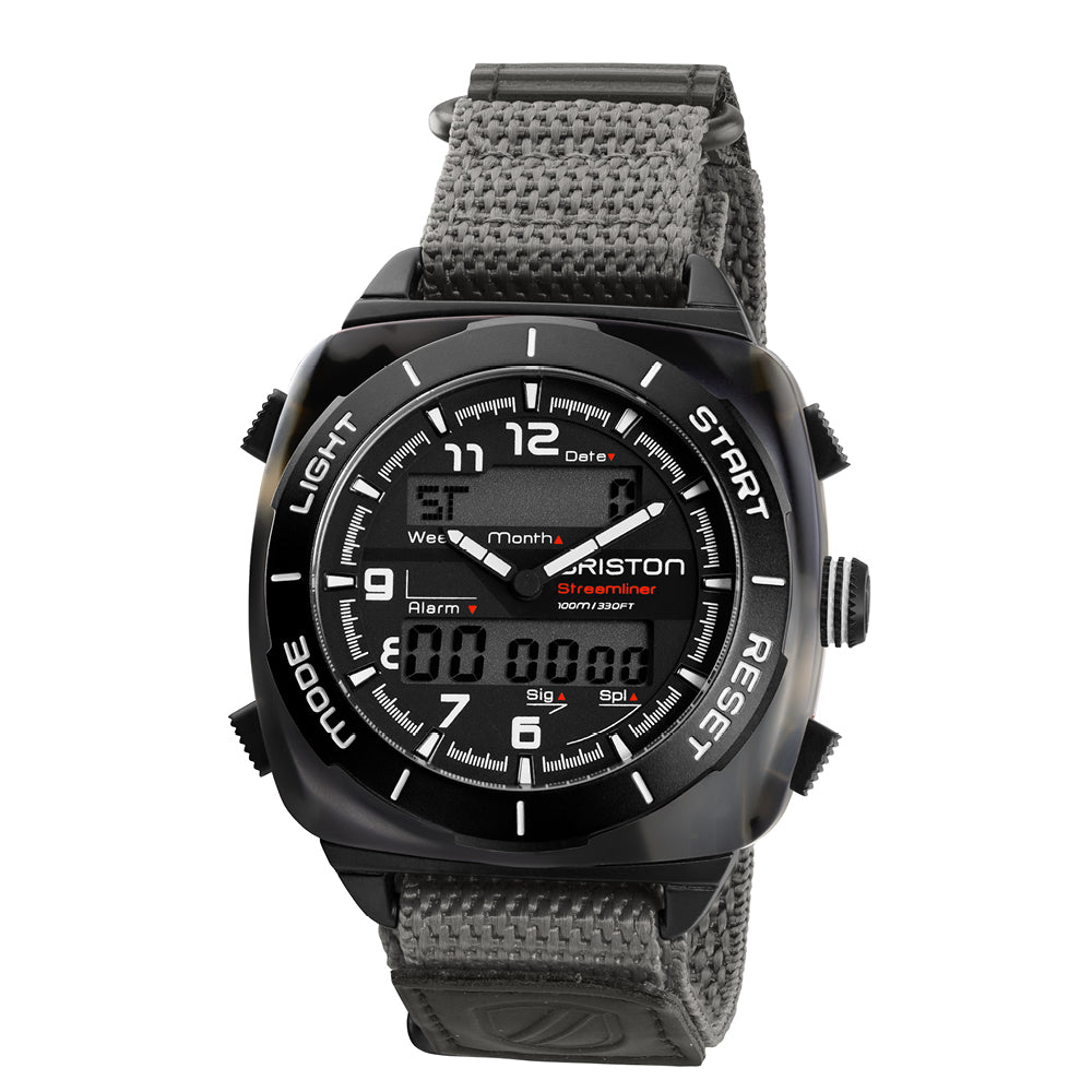 Briston Streamliner Adventure Artic Acetate Grey Nato Strap