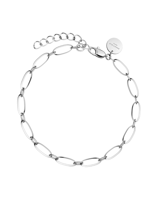 Rosefield Oval Bracelet Silver