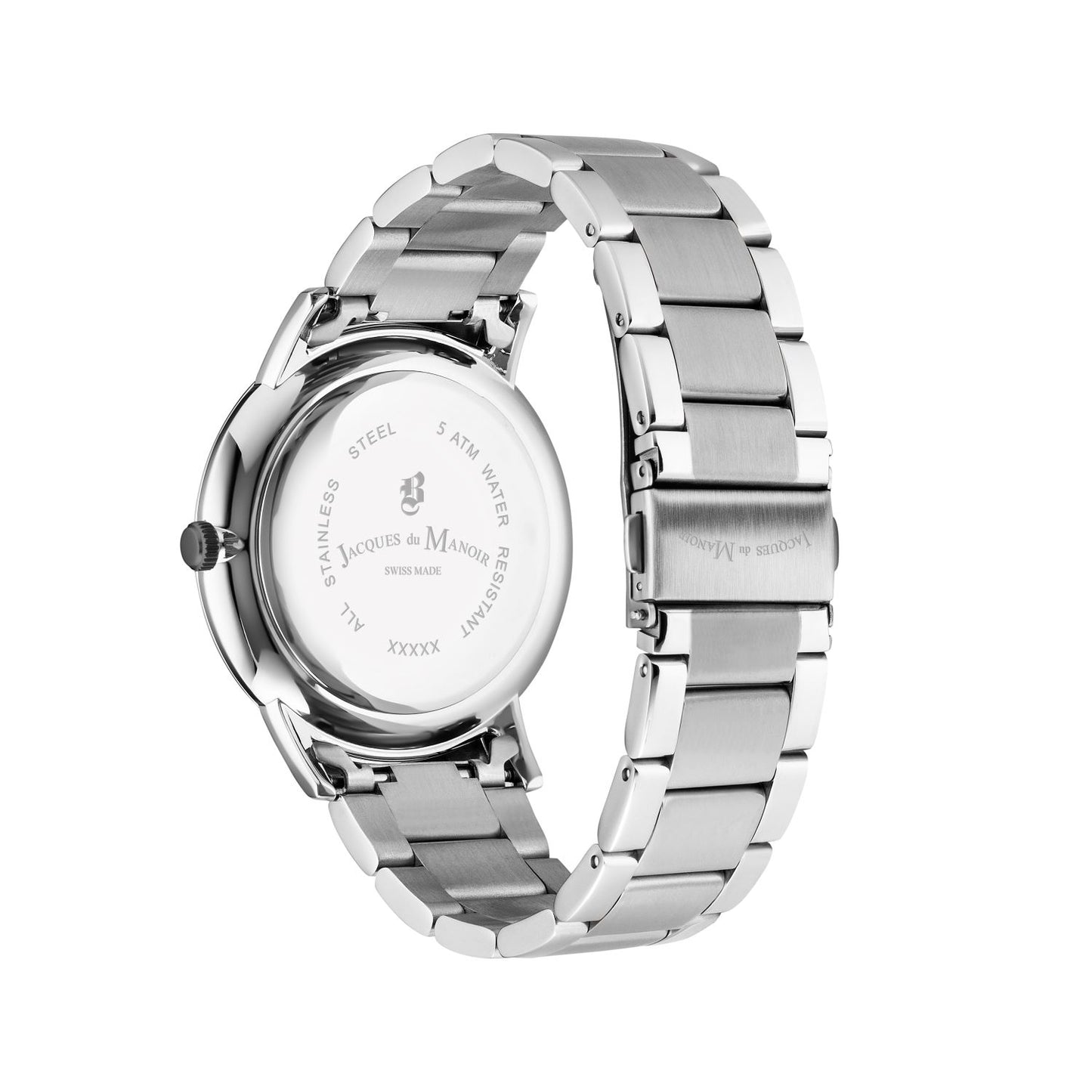 JDM Military Bravo I Black Dial Stainless Steel Bracelet