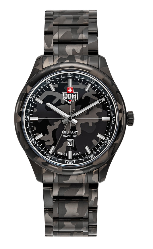 JDM Military Alpha Mission Camo Dial Camo IP Bracelet