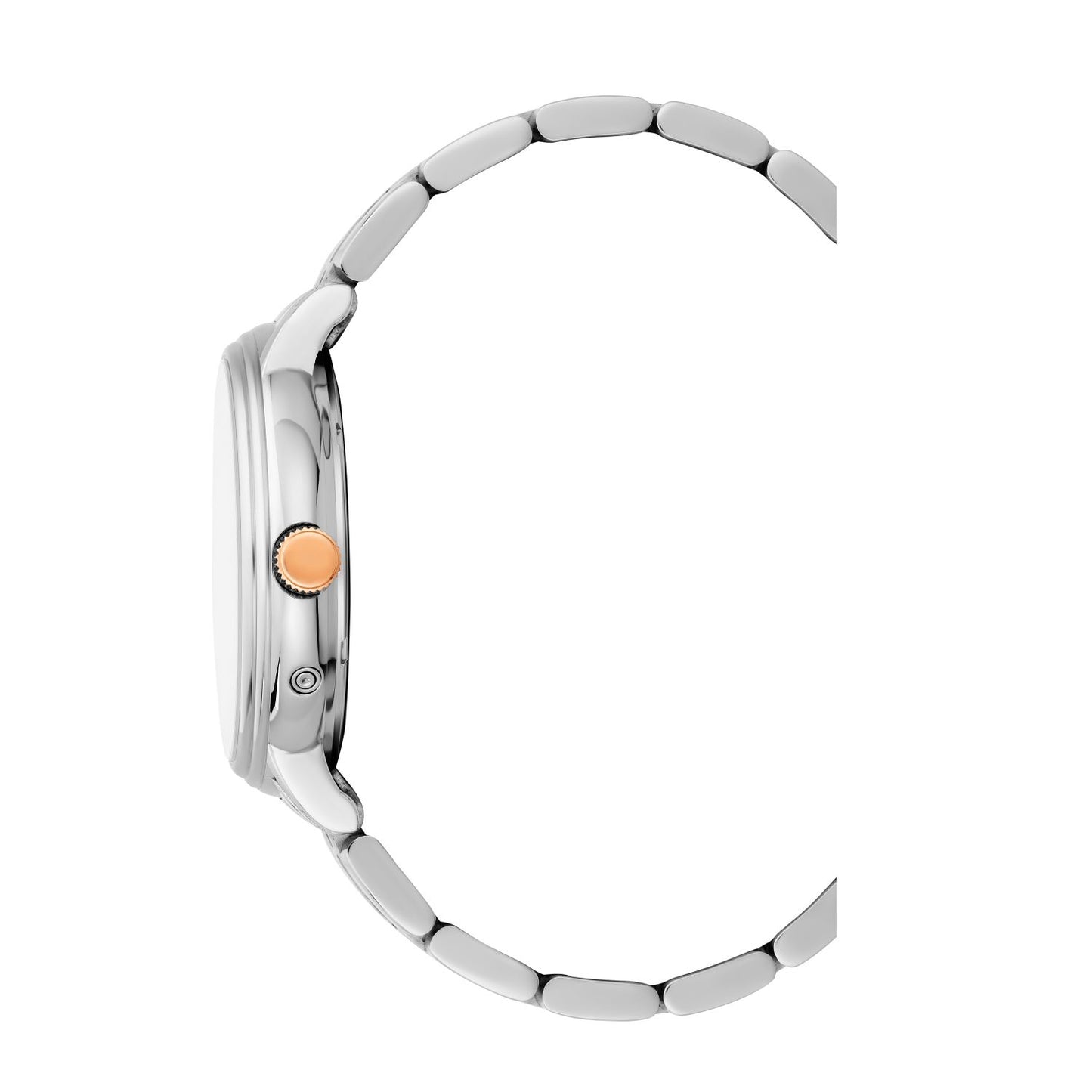 JDM Military Echo Silver Dial Rosegold Bi-colour Bracelet