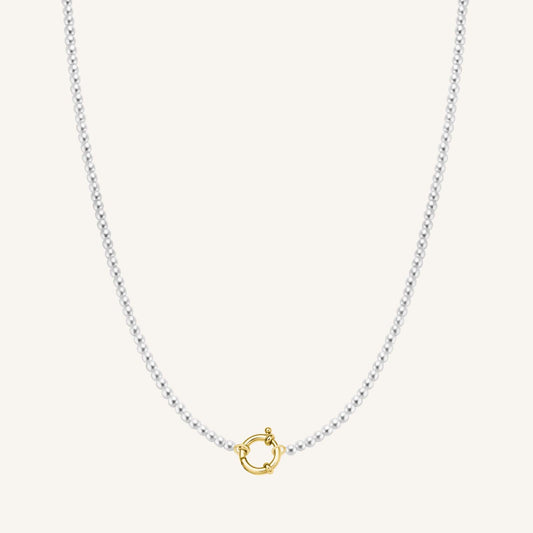 Rosefield Mini Pearl Necklace Gold
