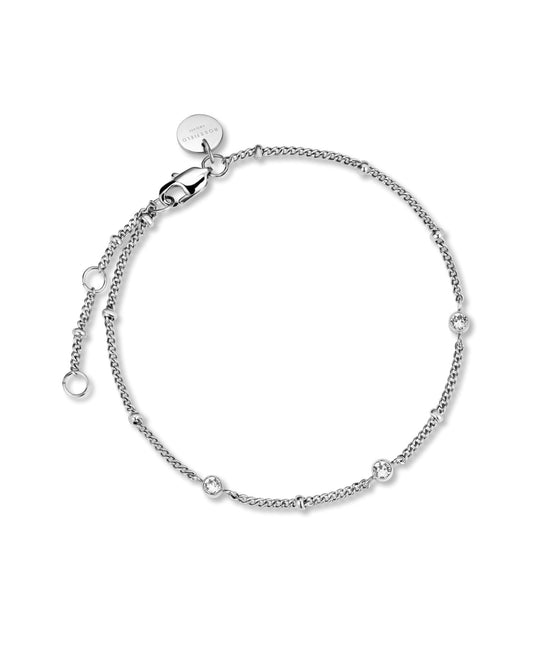 Rosefield Crystal Bracelet Silver