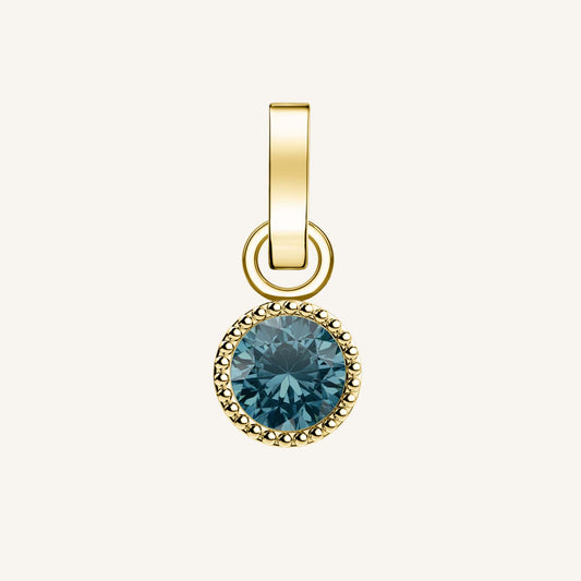 Rosefield Pendant Gold Birthstone December
