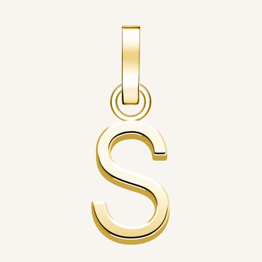 Rosefield Pendant Gold Letter S