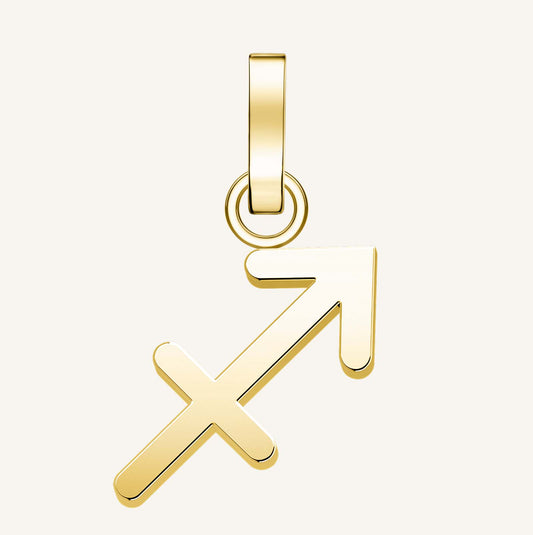 Rosefield Pendant Gold Zodiac Symbol Sagittarius