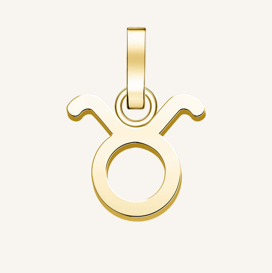 Rosefield Pendant Gold Zodiac Symbol Taurus