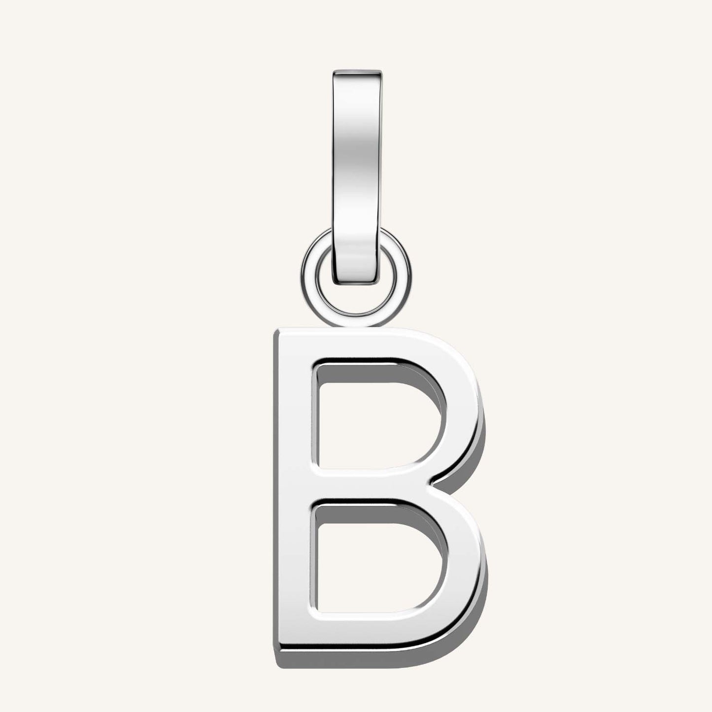 Rosefield Pendant Silver Letter B