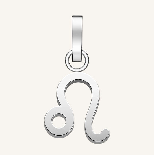 Rosefield Pendant Silver Zodiac Symbol Leo