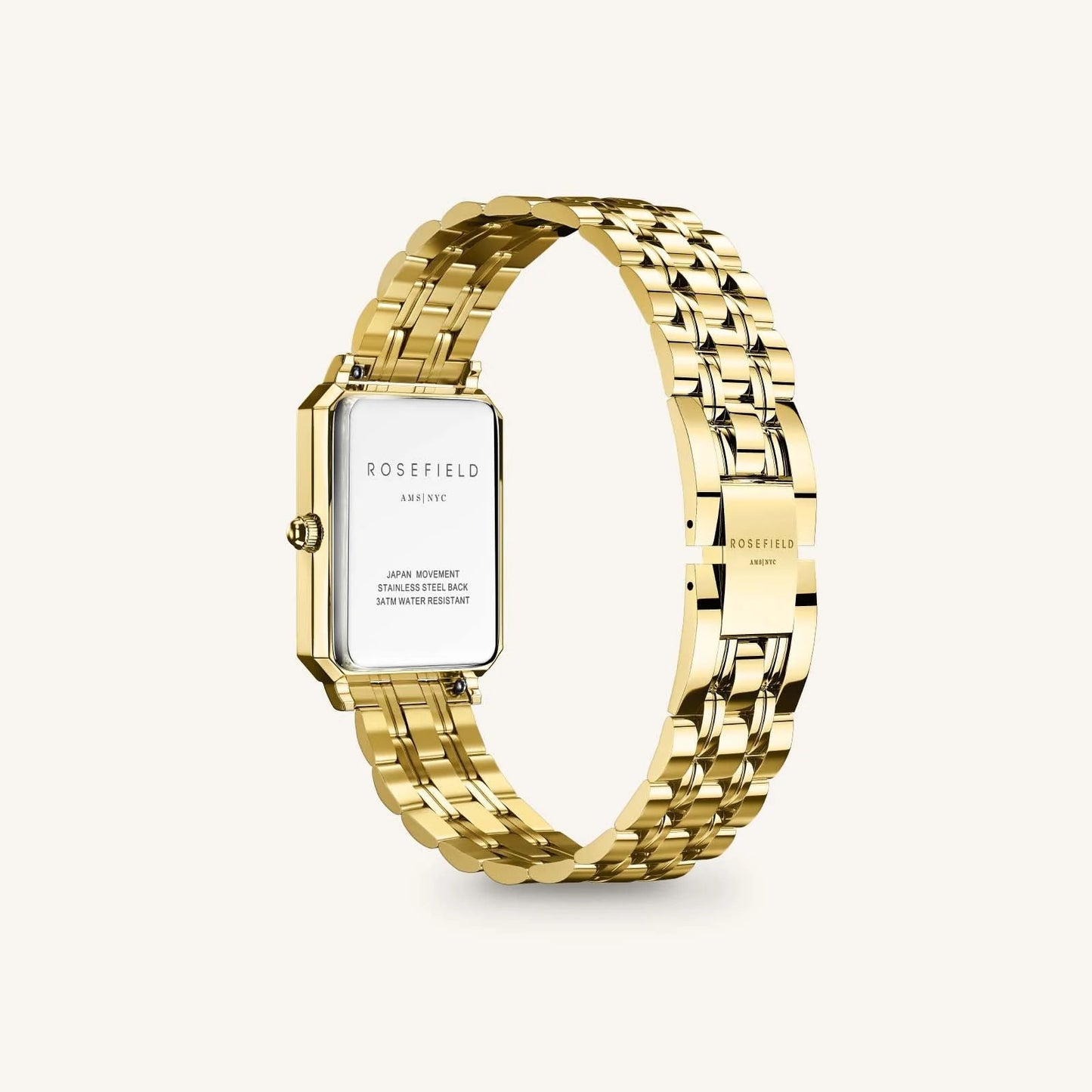 Rosefield Octagon XS in Gold with Mint Green Dial