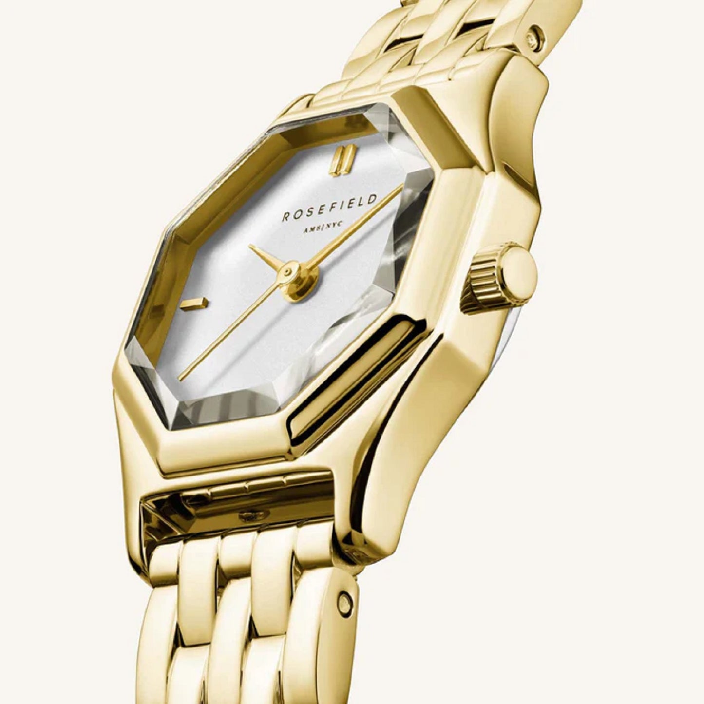 Rosefield Gemme Gold Watch