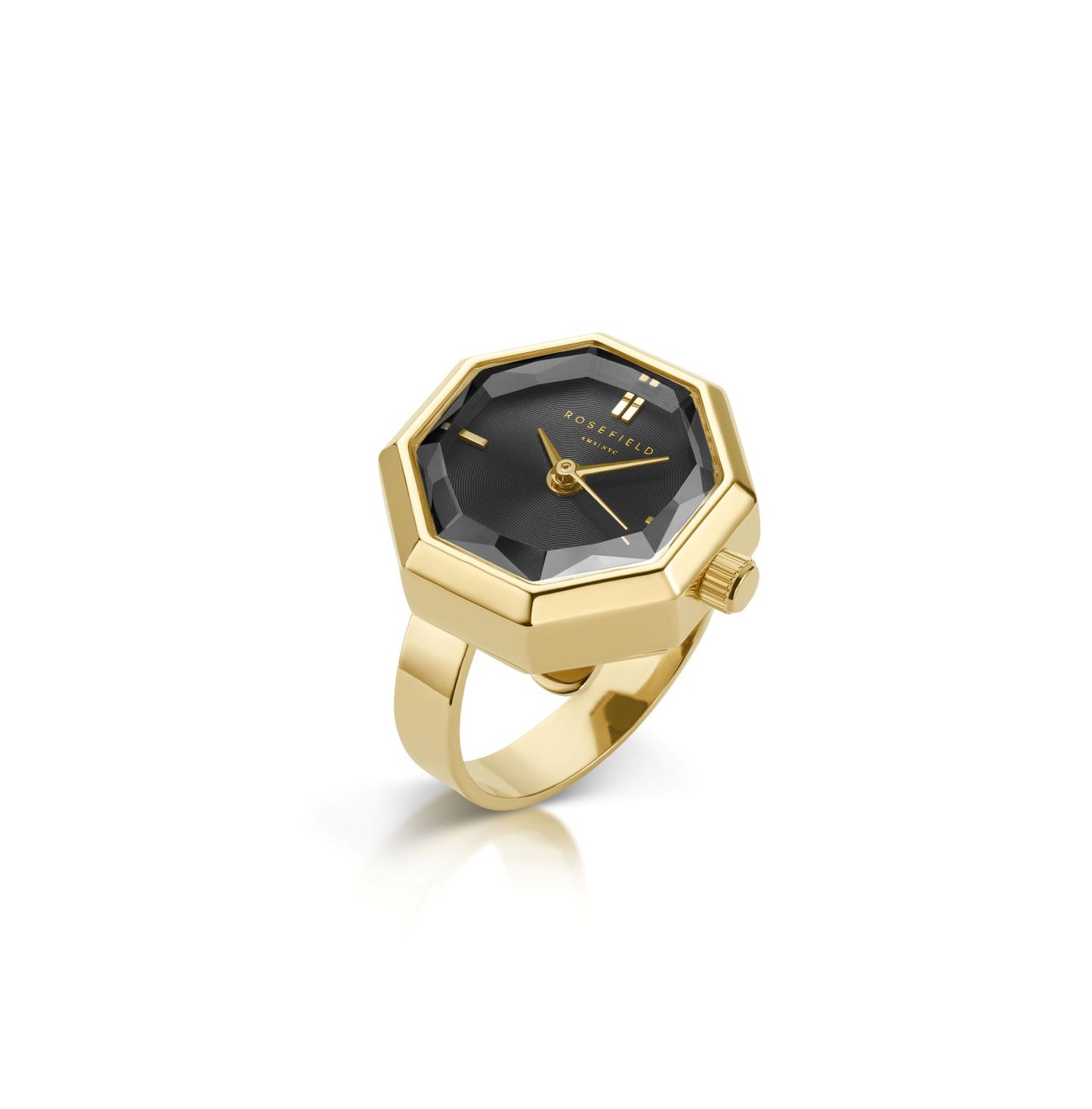 Rosefield Studio Ring Watch Gold Plated