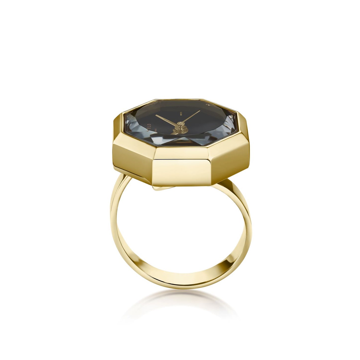 Rosefield Studio Ring Watch Gold Plated