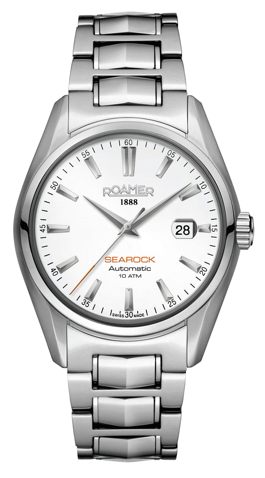 Roamer Searock Automatic I Steel Bracelet White Dial