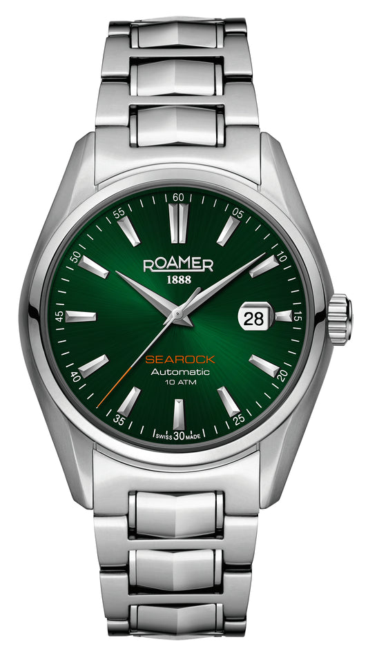 Roamer Searock Automatic I Stainless Steel Bracelet Green Dial
