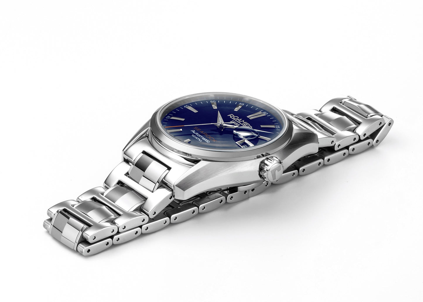 Roamer Searock Automatic I Steel Bracelet Blue Sunray Dial