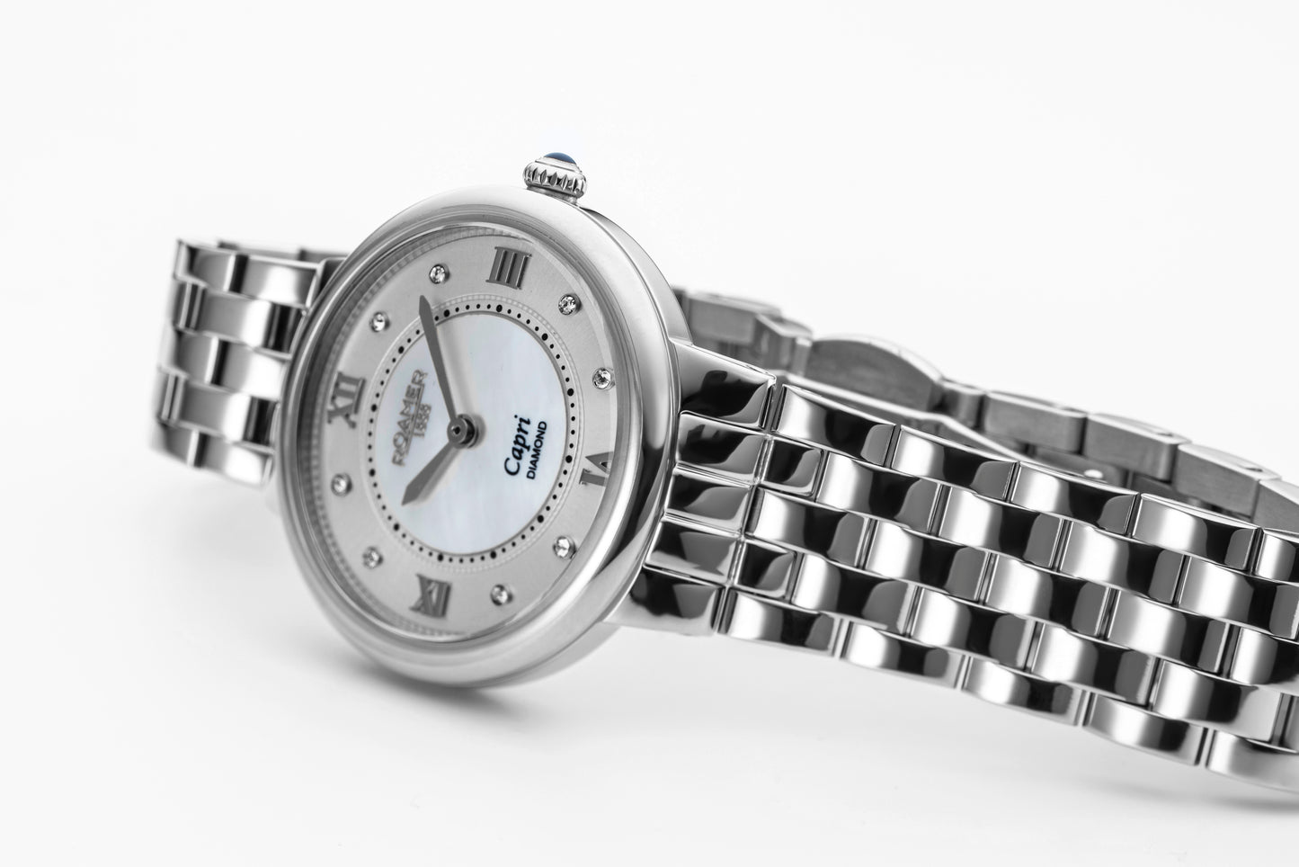 Roamer Capri White MOP Dial Stainless Steel Bracelet