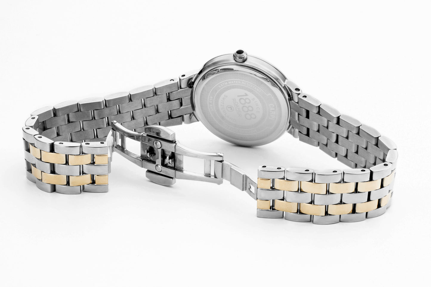 Roamer Capri White MOP Dial Yellow Gold Bi-colour Bracelet