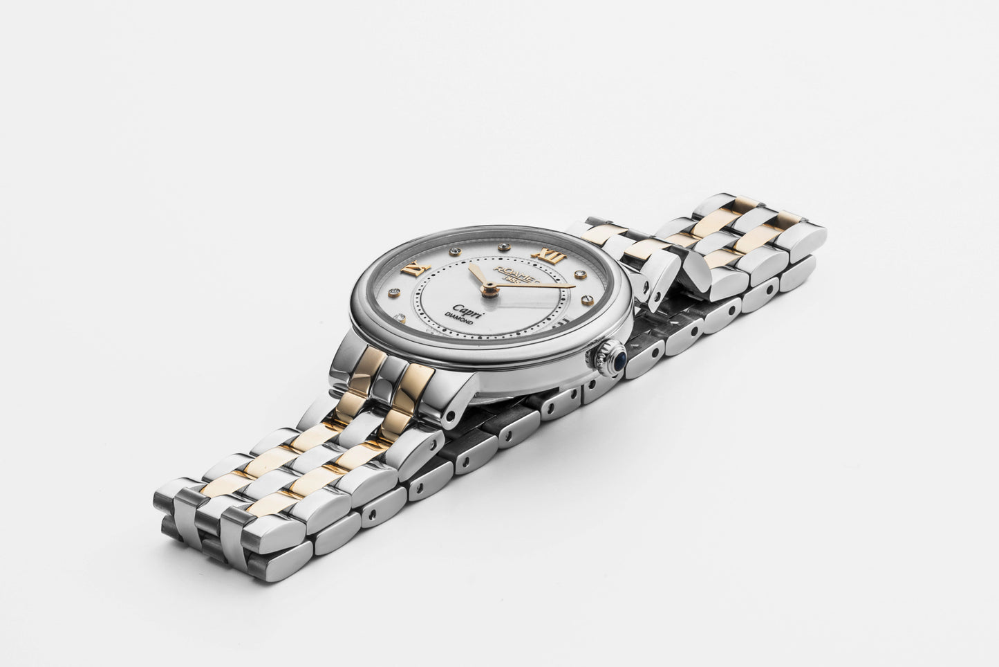 Roamer Capri White MOP Dial Yellow Gold Bi-colour Bracelet