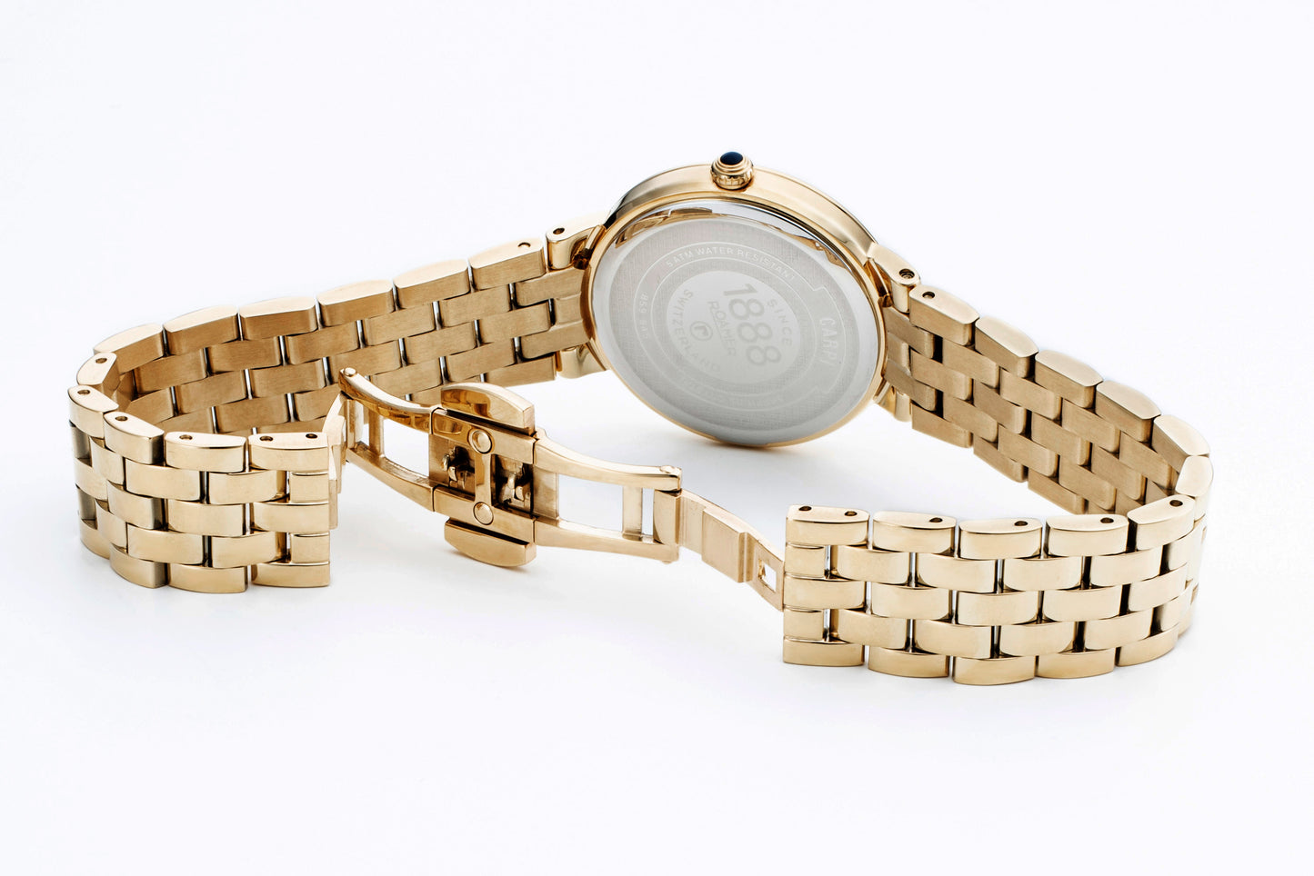Roamer Capri White MOP Dial Yellow Gold Bracelet