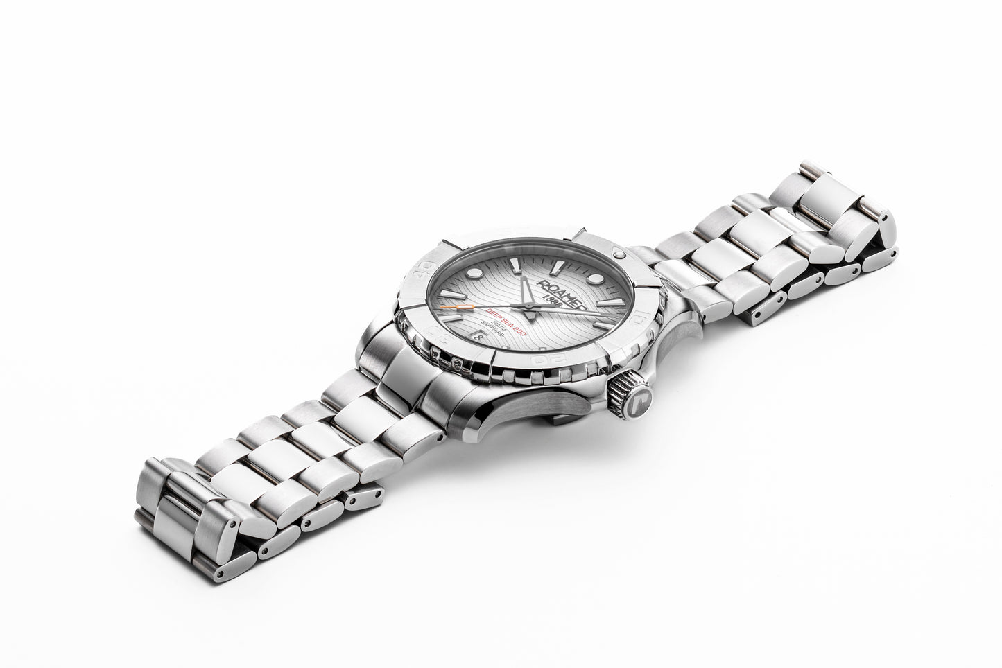 Roamer Deep Sea 200, Silver Dial Stainless Steel Bracelet