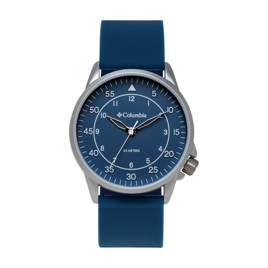 Columbia Viewmont Blue Dial Blue Silicone Strap