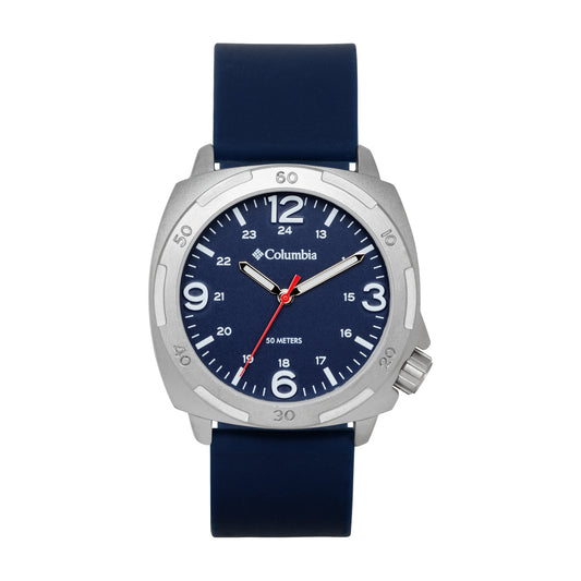 Columbia Delta Ridge Navy Silicone Strap Navy Dial