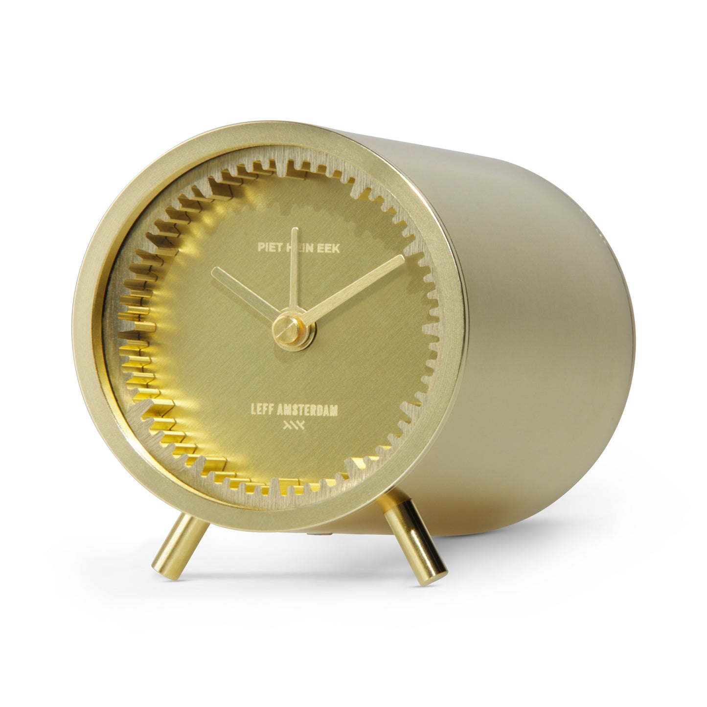 LEFF Amsterdam Tube Alarm Clock Brass