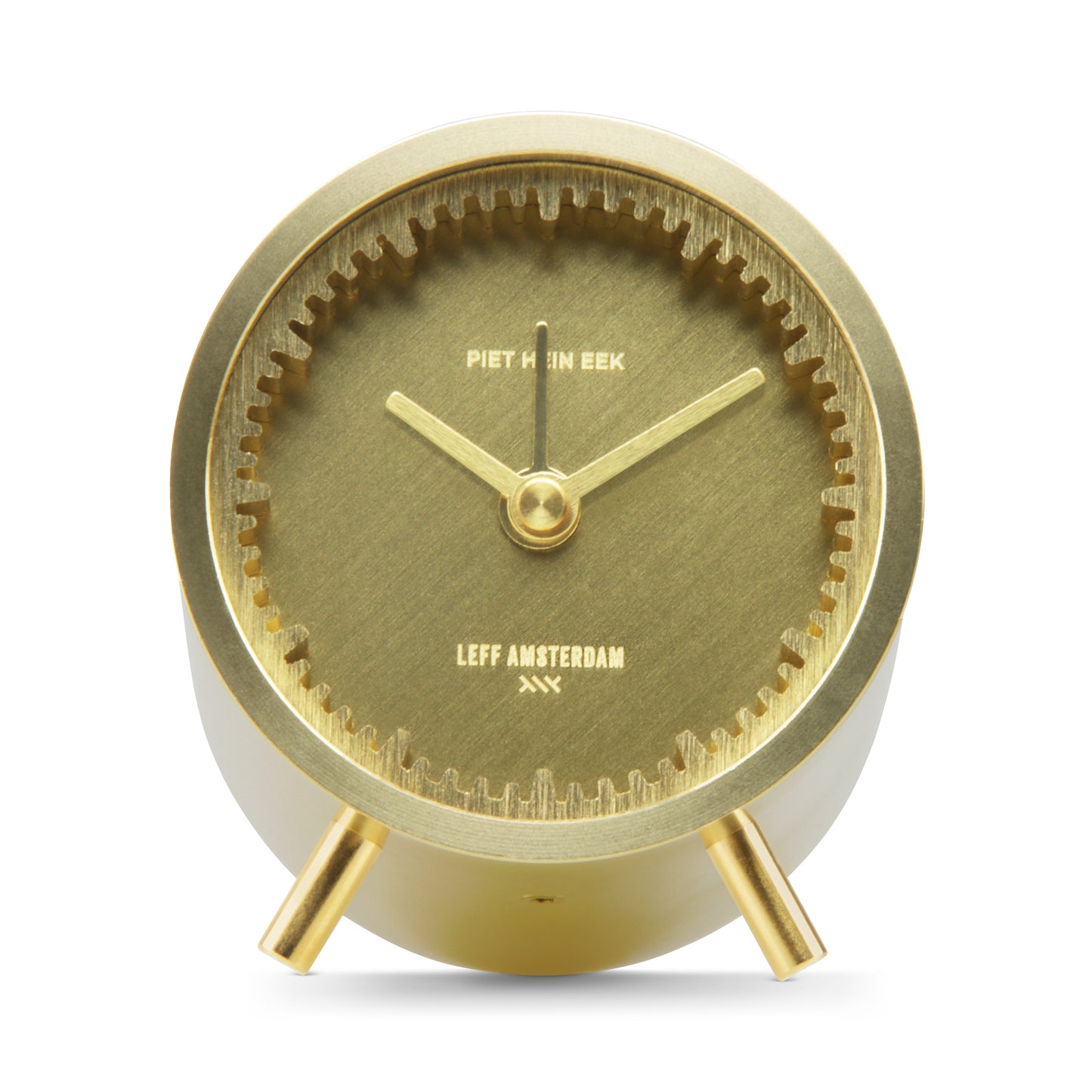 LEFF Amsterdam Tube Alarm Clock Brass