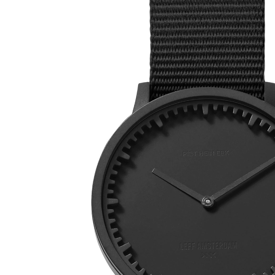 LEFF Amsterdam Tube Watch T40 Black Case Black Nato Strap