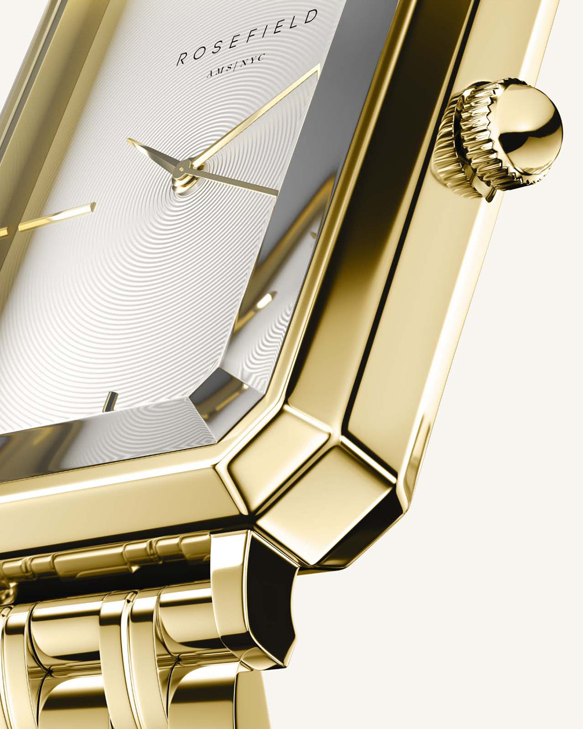 Rosefield Octagon Watch Boxed Set with Roset Bracelet